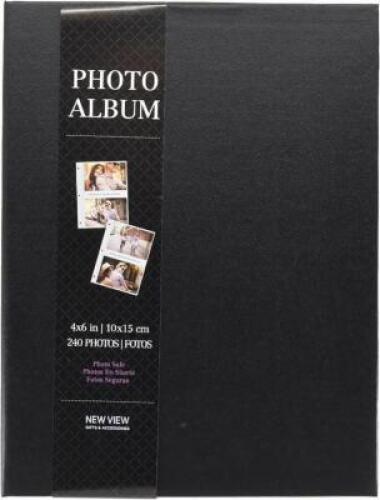 DESCRIPTION: (4) PHOTO ALBUM BRAND/MODEL: NEW VIEW INFORMATION: HOLDS 240 PICS @ 4" X 6" RETAIL$: $14/EA QTY: 4