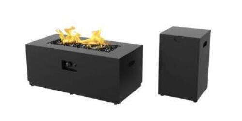 DESCRIPTION: (1) GAS FIRE PIT BRAND/MODEL: BETTER HOMES & GARDENS/BHS229900197002 INFORMATION: INCLUDES TANK HIDEAWAY, 60,000 BTU RETAIL$: $297 SIZE: