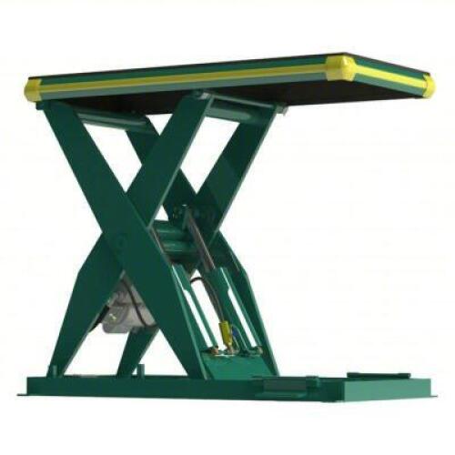 DESCRIPTION: (1) SCISSOR LIFT TABLE BRAND/MODEL: SOUTHWARD/4ZC11 INFORMATION: ELECTRIC, 2000LB LIFT CAPACITY, 115V AC RETAIL$: $5,635.41 SIZE: 24" X 4