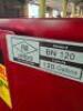 DESCRIPTION: (1) FLAMMABLES SAFETY CABINET BRAND/MODEL: JAMCO/BN 120 INFORMATION: BROKEN DOOR, 120 GALLON, 5 SHELVES SIZE: 43 in W x 65 in H x 34 in D - 2