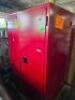DESCRIPTION: (1) FLAMMABLES SAFETY CABINET BRAND/MODEL: JAMCO/BN 120 INFORMATION: BROKEN DOOR, 120 GALLON, 5 SHELVES SIZE: 43 in W x 65 in H x 34 in D - 4