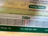 DESCRIPTION 240M OF GREEN PVC COATED EURO MESH FENCING. BRAND / MODEL: EINGP MD7300WP ADDITIONAL INFORMATION (8) ROLLS IN CRATE. 41 POSTS. CRATE IS IN - 3