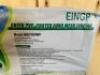 DESCRIPTION 240M OF GREEN PVC COATED EURO MESH FENCING. BRAND / MODEL: EINGP MD7300WP ADDITIONAL INFORMATION (8) ROLLS IN CRATE. 41 POSTS. CRATE IS IN - 4