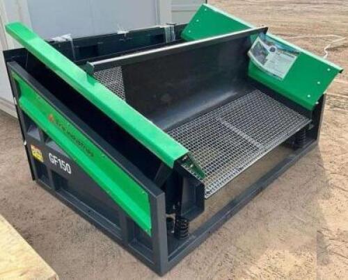 DESCRIPTION ERIE VIBRATORY TOPSOIL ROCK SCREEN BRAND / MODEL: ERIE GF150 ADDITIONAL INFORMATION SN# GF15F00181, MFG 2024 LOCATION LOT QTY 1