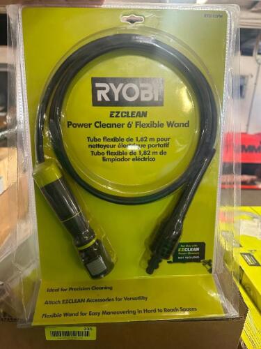 (10) RYOBI 6' FLEXIBLE WAND POWER CLEANER