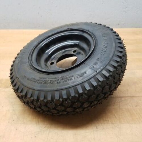 DESCRIPTION: (1) TIRE AND WHEEL BRAND/MODEL: CARLISLE INFORMATION: SPORT TRAIL SIZE: 4.80 - 8 RETAIL$: $36.12 EA QTY: 1