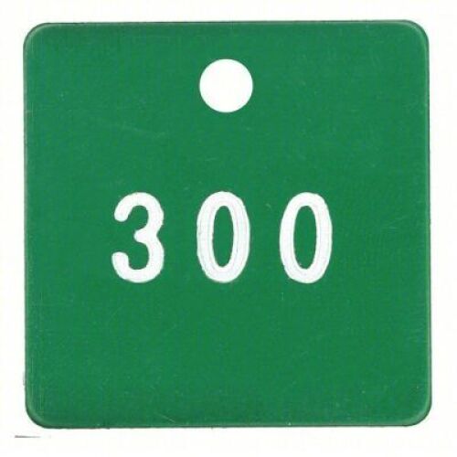DESCRIPTION: (6) PACKS OF (100) NUMBERED TAGS BRAND/MODEL: 22CN42 INFORMATION: GREEN RETAIL$: $37.43 EA QTY: 6