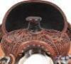 PREMIUM LEATHER WESTERN BARREL RACING SADDLE - 6