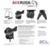 BLACK LEATHER SHOW JUMPING ENGLISH SADDLE PACKAGE - 4