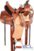 LEATHER WESTERN HARD SEAT ROPING SADDLE