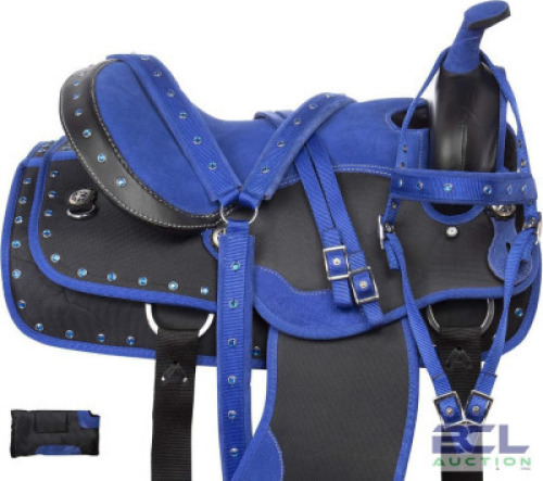 WESTERN SYNTHETIC HORSE SADDLE TACK SET