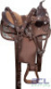 WESTERN PONY SADDLE SET WITH SILVER CRYSTALS