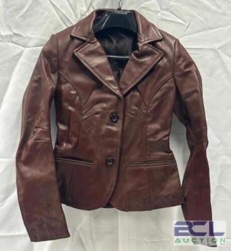 WOMEN'S LEATHER RIDING JACKET