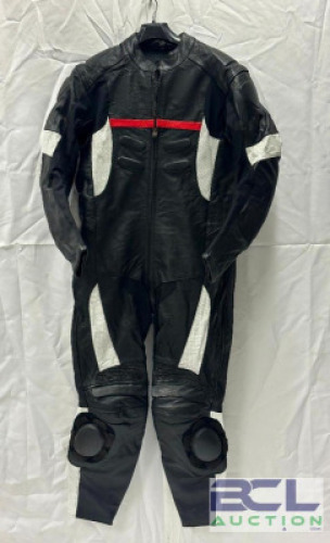 FULL LEATHER MOTORCYCLE RACING SUIT