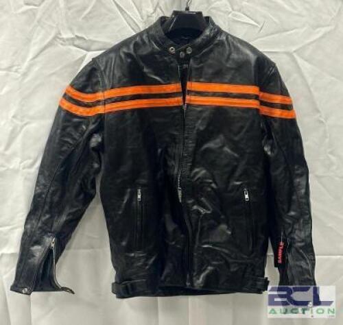 BUFFALO LEATHER BIKER JACKET
