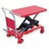 DESCRIPTION: (1) MANUAL MOBILE SCISSOR-LIFT TABLEBRAND/MODEL: DAYTON #6W804INFORMATION: RED, 2000LB CAPACITYSIZE: 40" X 20"RETAIL$: $1076.55 EAQTY: 1