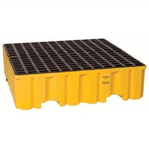 DESCRIPTION: (1) SPILL PALLET BRAND/MODEL: EAGLE #35U069 INFORMATION: YELLOW, FOR 4 DRUMS, 132 GAL SPILL CAPACITY SIZE: 51" X 52-1/2" X 13-3/4" RETAIL