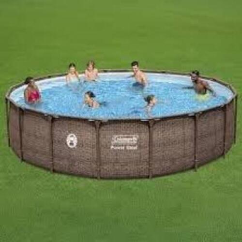DESCRIPTION: (1) ABOVE GROUND POOL BRAND/MODEL: COLEMAN INFORMATION: POWER STEEL SIZE: 18' X 48" RETAIL$: $1080.00 EA QTY: 1