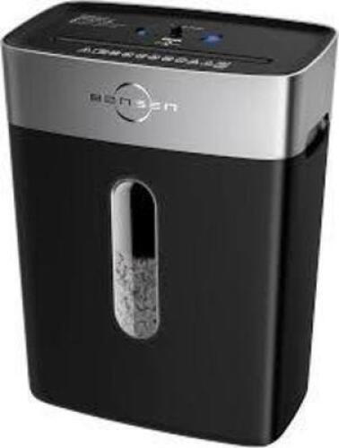 DESCRIPTION: (1) CROSS CUT PAPER SHREDDER BRAND/MODEL: BONSEN #S3201 INFORMATION: BLACK RETAIL$: $54.99 EA QTY: 1