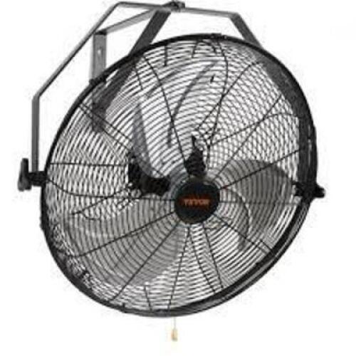 DESCRIPTION: (1) METAL WALL FAN BRAND/MODEL: VEVOR #BT-WL18B INFORMATION: BLACK SIZE: 18" RETAIL$: $108.99 EA QTY: 1