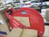 DESCRIPTION: (1) DUAL REEL SPRING RETURN HOSE REEL BRAND/MODEL: REELCRAFT #38L522 INFORMATION: RED SIZE: 50 FT (1/2 IN I.D.), 3,000 PSI MAX OP PRESSUR - 3