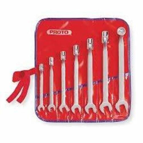 DESCRIPTION: (1) COMBINATION WRENCH SET BRAND/MODEL: PROTO #J1270A INFORMATION: ALLOY STEEL, SATIN, 7 PIECES, STANDARD SIZE: 3/4" TO 3/4" RETAIL$: $28