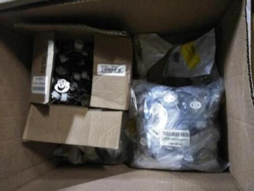 DESCRIPTION: (1) BOX OF MISC ELECTRICAL PARTS INFORMATION: SEE INSPECTION QTY: 1