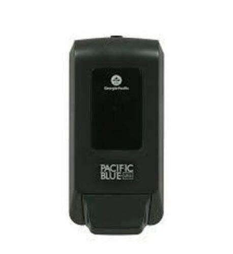 DESCRIPTION: (12) MANUAL SOAP DISPENSER BRAND/MODEL: PACIFIC BLUE #53057POCPS1RS INFORMATION: BLACK RETAIL$: $78.62 EA QTY: 12