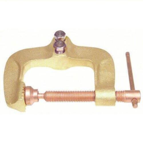 DESCRIPTION: (1) GROUND CLAMPBRAND/MODEL: PRODUCT NUMBER #19N772INFORMATION: 800 ASIZE: 3 1/4" JAW OPENINGRETAIL$: $87.33 EAQTY: 1
