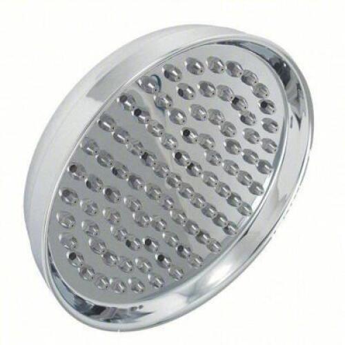 DESCRIPTION: (3) FIXED SHOWERHEAD BRAND/MODEL: TRIDENT #22JN79 INFORMATION: CHROME PLATED FINISH, WALL MOUNT, BRASS NOZZLE SIZE: 8" RETAIL$: $68.25 EA