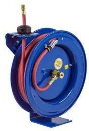DESCRIPTION: (1) WATER HOSE REEL BRAND/MODEL: COXREELS #EZ-P-LP-350 INFORMATION: 300 PSI MAX SIZE: 3/8" X 50' RETAIL$: $562.21 EA QTY: 1