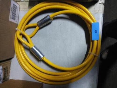 DESCRIPTION: (1) COATED STEEL CABLE SIZE: APPROXIMATELY 20 FT LG RETAIL$: $75.17 EA QTY: 1