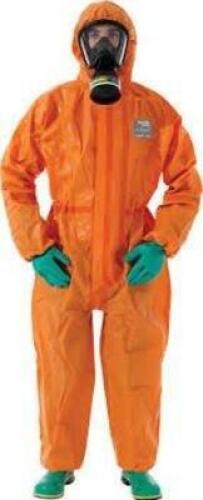 DESCRIPTION: (6) TAPED HOODED COVERALL BRAND/MODEL: ANSELL #685000 SIZE: XL RETAIL$: $50.00 EA QTY: 6