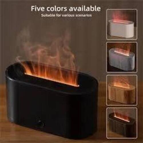 DESCRIPTION: (1) FLAME MACHINE AROMA DIFFUSER BRAND/MODEL: HY02 INFORMATION: BLACK SIZE: MINI RETAIL$: $5.00 EA QTY: 1