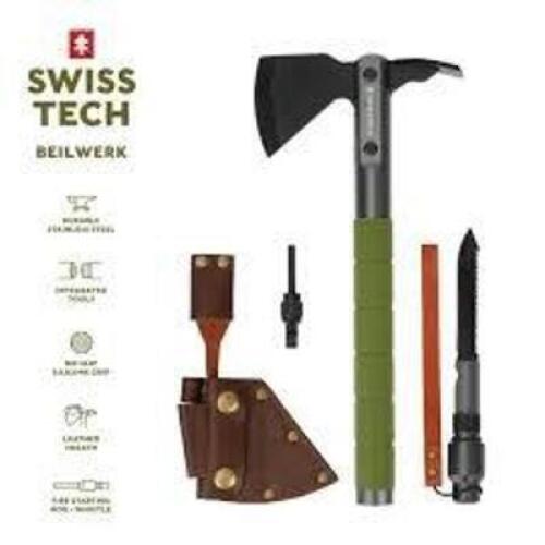 DESCRIPTION: (1) MULTI-TOOL HATCHET BRAND/MODEL: SWISS TECH #31387 RETAIL$: $30.00 EA QTY: 1