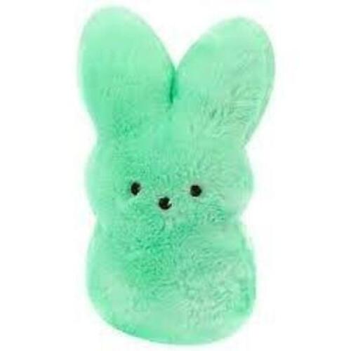 DESCRIPTION: (2) BUNNY PLUSH BRAND/MODEL: PEEPS INFORMATION: GREEN RETAIL$: $7.99 EA QTY: 2