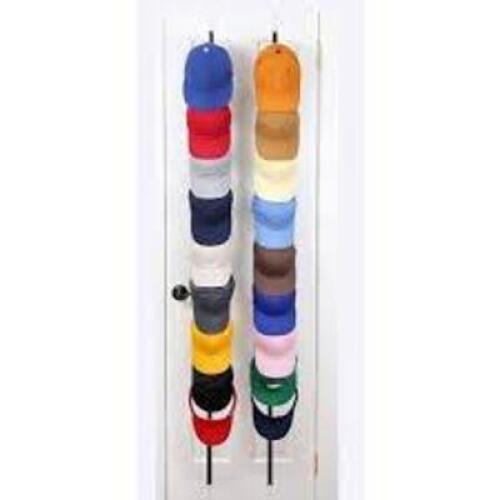 DESCRIPTION: (1) HAT STORAGE BRAND/MODEL: CAPRACK INFORMATION: 2 PACK SIZE: HOLDS 18 HATS RETAIL$: $11.50 EA QTY: 1