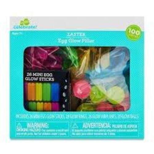 DESCRIPTION: (1) EASTER MULTICOLORED GLOW FILLER BRAND/MODEL: CELEBRATE RETAIL$: $6.00 EA QTY: 1
