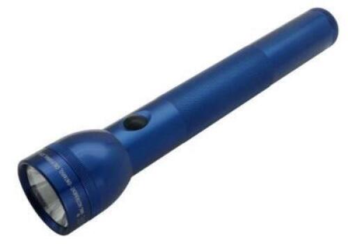 DESCRIPTION: (2) INCANDESCENT FLASHLIGHT BRAND/MODEL: MAGLITE/3-CELL D INFORMATION: MIDNITE BLUE/WATER RESISTANT RETAIL$: 16.95 EACH SIZE: 12-11/32'L