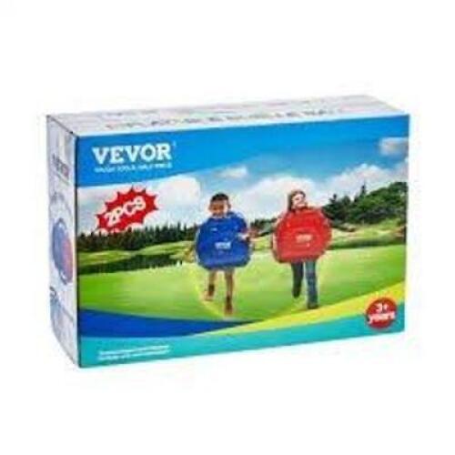 DESCRIPTION: (1) SET OF (2) INFLATABLE BUMPER BALLS BRAND/MODEL: VEVOR INFORMATION: RED AND BLUE RETAIL$: $25.00 EA QTY: 1