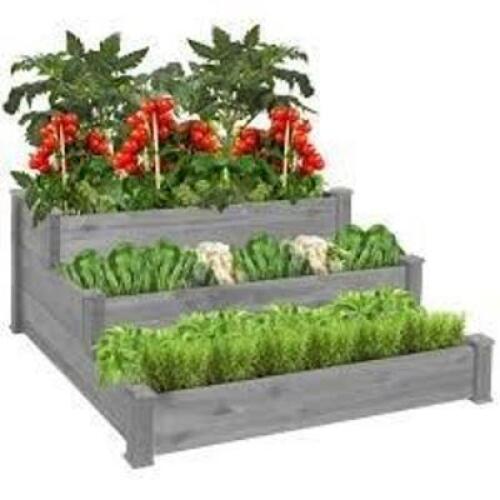 DESCRIPTION: (1) RAISED GARDEN BRAND/MODEL: BEST CHOICE PRODUCTS INFORMATION: GRAY, SEE INSPECTION RETAIL$: $103.23 EA QTY: 1