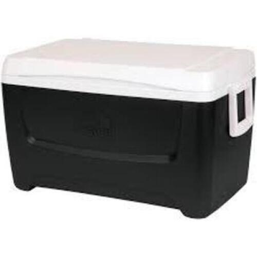 DESCRIPTION: (1) CHEST COOLER BRAND/MODEL: IGLOO INFORMATION: BLACK SIZE: 48 QT RETAIL$: $32.27 EA QTY: 1