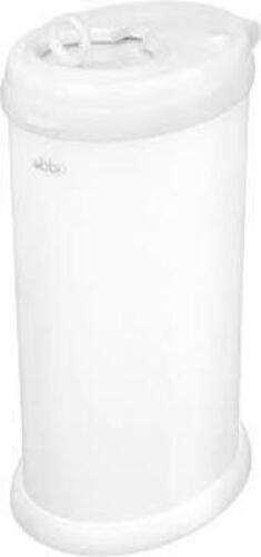 DESCRIPTION: (1) DIAPER PAIL BRAND/MODEL: UBBI INFORMATION: WHITE STAINLESS STEEL SIZE: 50IN RETAIL$: $69.99 EA QTY: 1