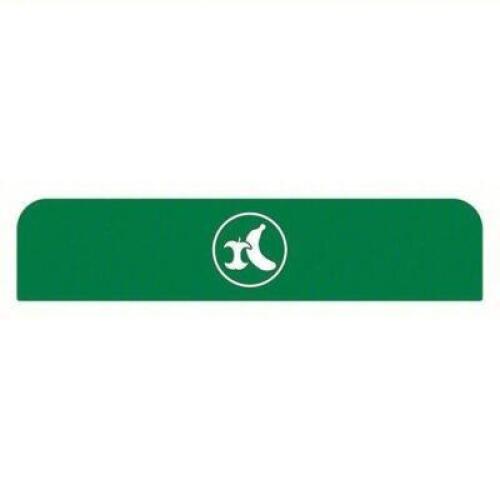 DESCRIPTION: (2) RECYCLING SYSTEM SIGN BRAND/MODEL: RUBBERMAID #48RA48 INFORMATION: GREE SIZE: 1 3/4 in Wd/Dia, 8 1/2 in Ht, Matte RETAIL$: $389.48 EA