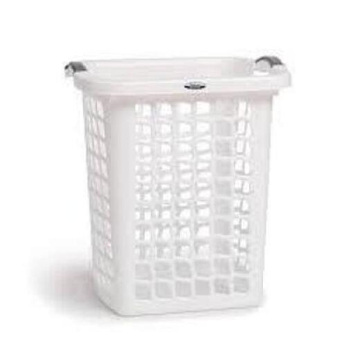 DESCRIPTION: (2) LAUNDRY BASKET INFORMATION: WHITE AND GRAY RETAIL$: $12.75 EA QTY: 2
