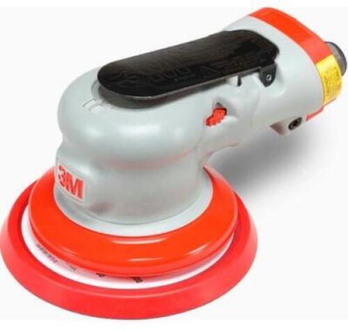 DESCRIPTION: (1) ORBITAL SANDER BRAND/MODEL: 3M/28495 INFORMATION: NON-VACUUM/GRAY & RED RETAIL$: 271.95 SIZE: 3.87"H X 6.77"L X 5"PAD SIZE QTY: 1