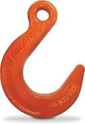 DESCRIPTION: (1) HOOK BRAND/MODEL: EYE FOUNDRY INFORMATION: ORANGE SIZE: 3/8 8800 LB WORK LOAD LIMIT RETAIL$: $217.00 EA QTY: 1
