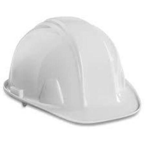 DESCRIPTION: (1) CASE OF APPROX (10) HARD HAT BRAND/MODEL: WHITE RETAIL$: $87.25 EA QTY: 1