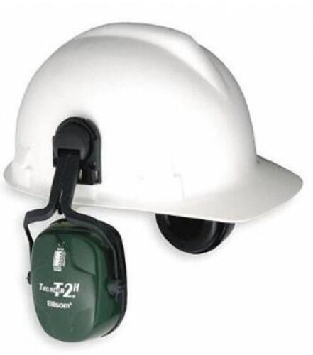 DESCRIPTION: (2) EAR MUFF HARD HAT BRAND/MODEL: HONEYWELL/1011602 INFORMATION: WHITE & GREEN/25DB RETAIL$: 27.76 EACH QTY: 2