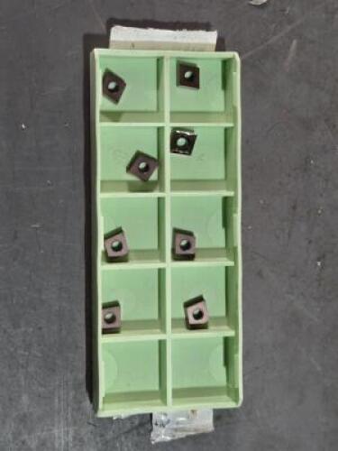 DESCRIPTION: (8) CARBIDE TURNING INSERTS BRAND/MODEL: WALTER CCGT 21.51-PF2 WXN10 RETAIL$: $210.51 QTY: 8